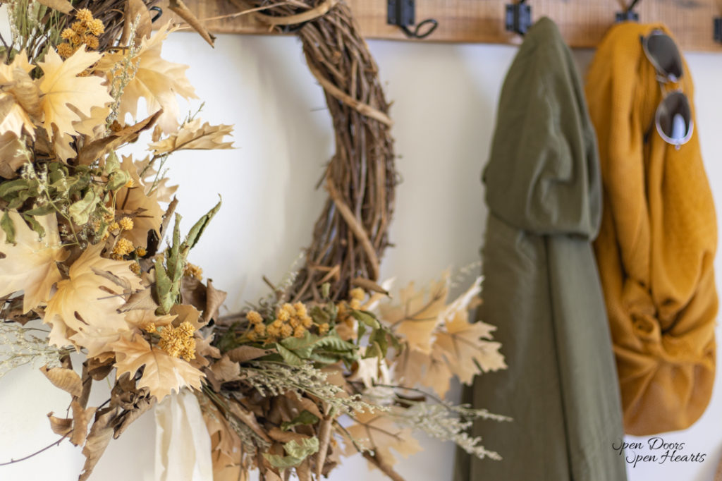 Beautiful DIY Natural Fall Wreath Ideas: Forged and Faux - Open Doors ...